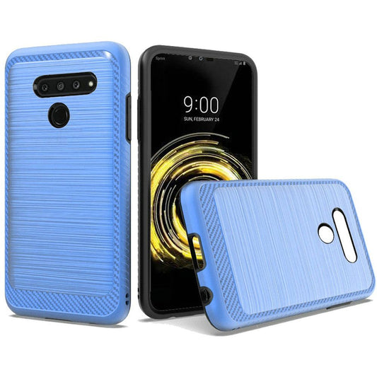 GSA Slim Brushed Case w/Edge Design for LG V50 ThinQ - Blue