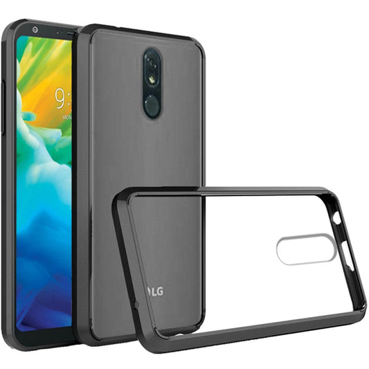 GSA Premium Slim Hybrid Bumper Case For LG Stylo 5 - Clear/Black