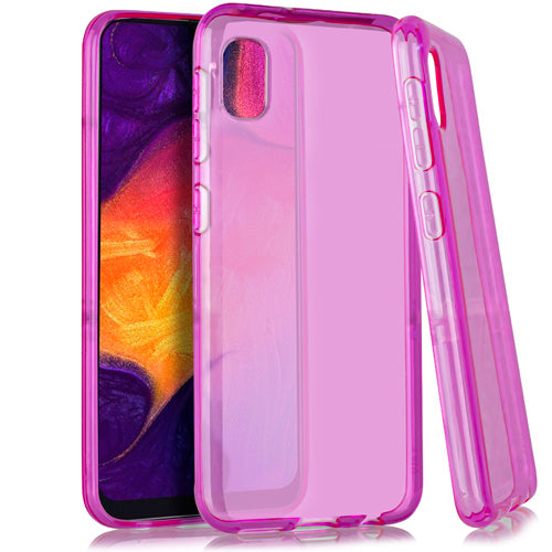 GSA Slim Crystal Skin Candy Case For Samsung Galaxy A10e - Hot Pink
