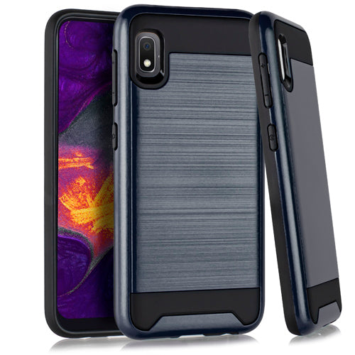 GSA Brushed Hybrid Case For Samsung Galaxy A10e - Navy Blue/Black