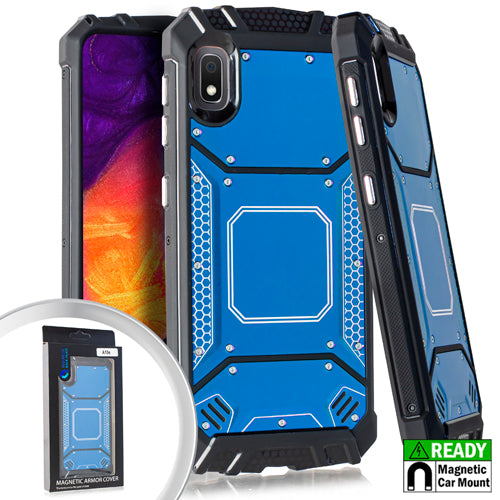 GSA Metal Jacket Hybrid Case For Samsung Galaxy A10e - Blue/Black