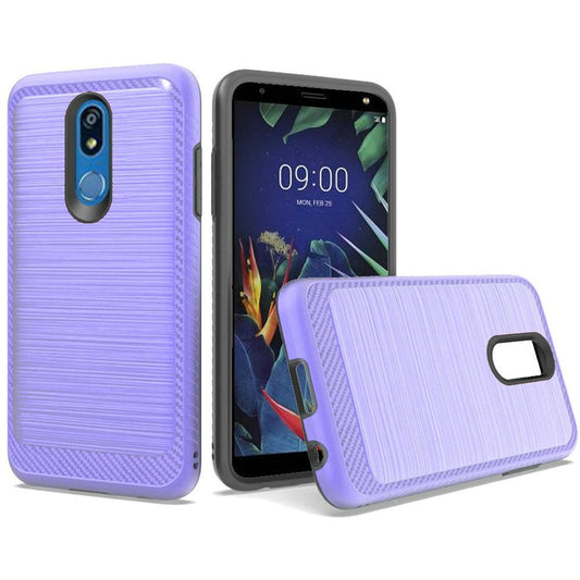GSA Slim Brushed Case w/Edge Design for LG K40,Harmony 3,Solo LTE - Purple