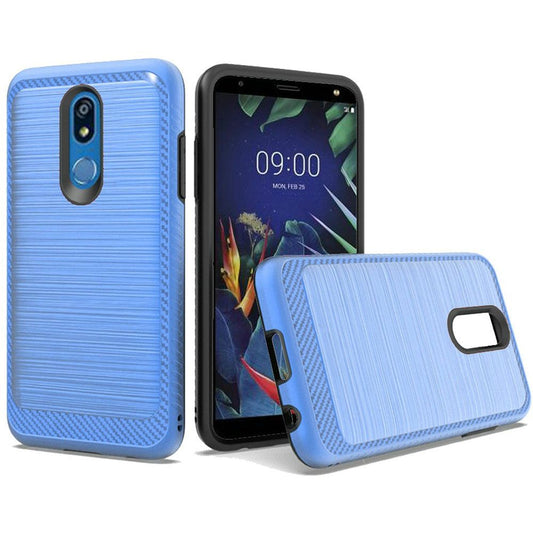 GSA Slim Brushed  Case Design for LG K40,Harmony 3,Solo LTE - Blue