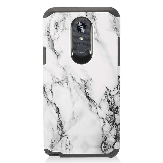 GSA Astronoot Marble Hybrid Case For LG Stylo 5 - White Marble