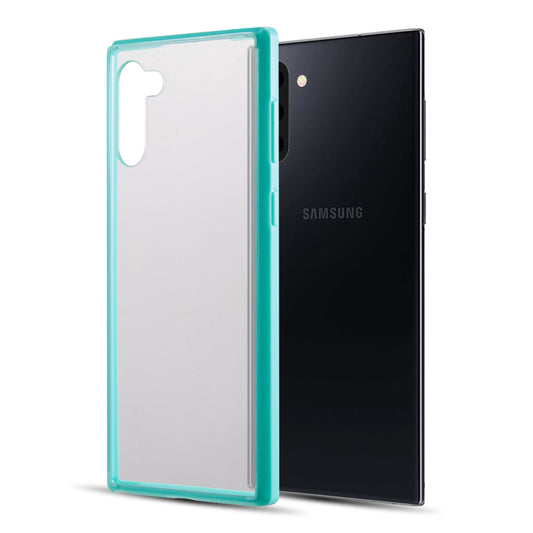GSA Shock Resistant Candy Case for Samsung Note 10 (6.3") - Clear/Teal