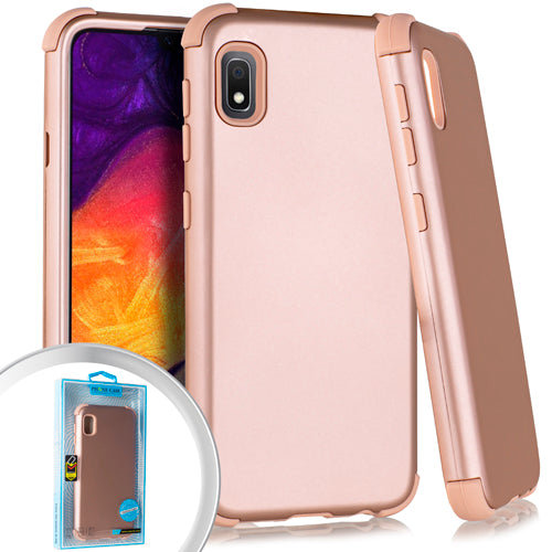 GSA Slim Metallic Armor Hybrid Case For Samsung Galaxy A10e - Rose Gold