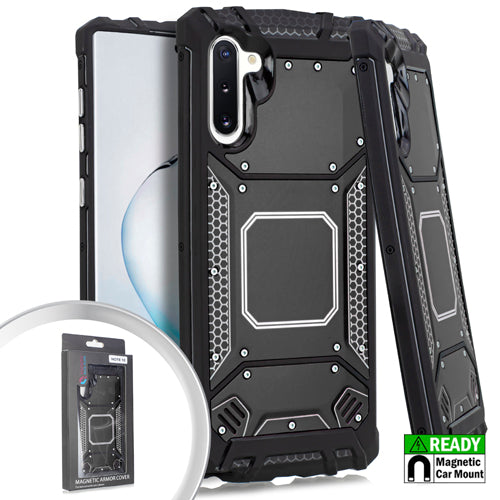 GSA Screw Metal Jacket Case for Samsung Galaxy Note 10 (6.3") - Black
