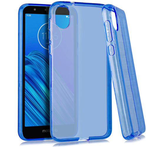 GSA Slim Flexible Candy Case for Motorola Moto E6 - Blue