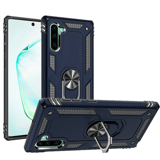 GSA Slim Shockproof Case w/Ring Stand for Samsung Note 10 (6.3") - Blue