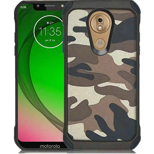 GSA Astronoot Hybrid Case For Motorola Moto G7 Play - Camo/Black