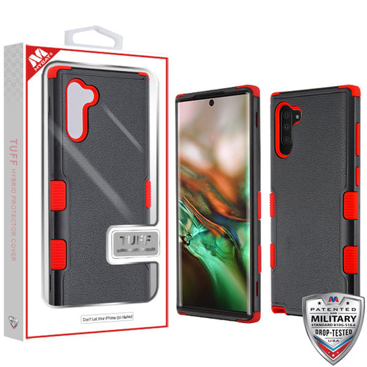 MyBat Tuff Hybrid Case for Samsung Galaxy Note 10 (6.3") - Black/Red