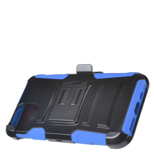 GSA Car Armor Holster Case w/Kickstand for iPhone 11 Pro (5.8") - Black/Blue