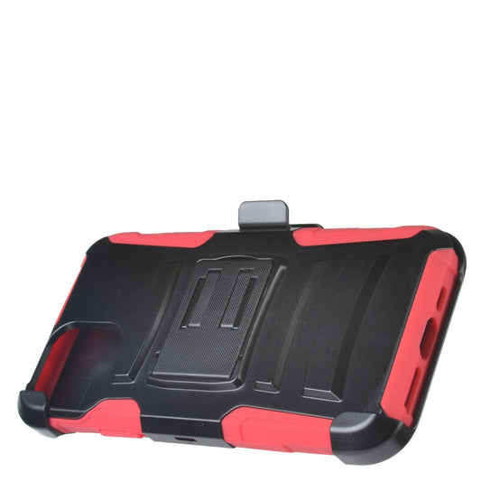 GSA Car Armor Holster Case w/Kickstand for iPhone 11 Pro (5.8") - Black/Red