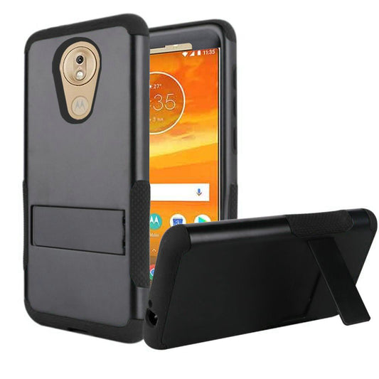 GSA Rugged Anti-Slip Hybrid Case For Motorola Moto E6 - Black