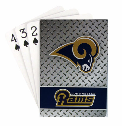 PSG NFL Los Angeles Rams Diamond Plate Playing Cards