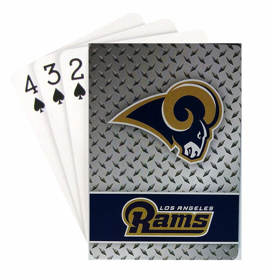 PSG NFL Los Angeles Rams Diamond Plate Playing Cards
