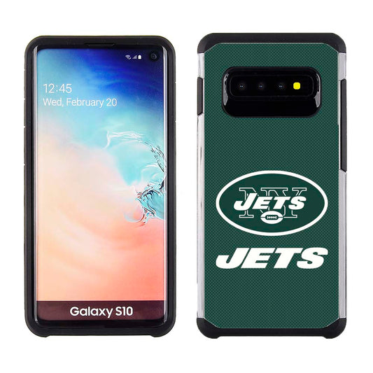 PBG NFL New York Jets Textured Case for Samsung Galaxy S10 (6.1")