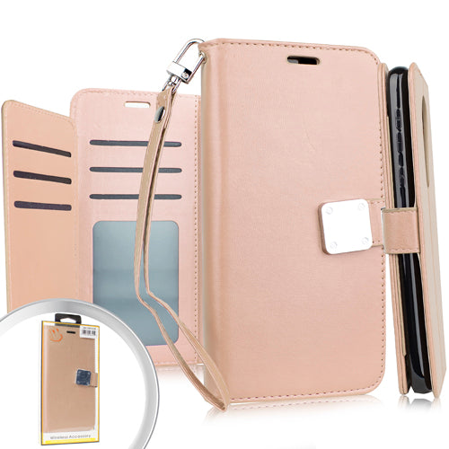 GSA Deluxe Wallet Case for Apple iPhone 11 Pro Max (6.5" screen) Rose Gold