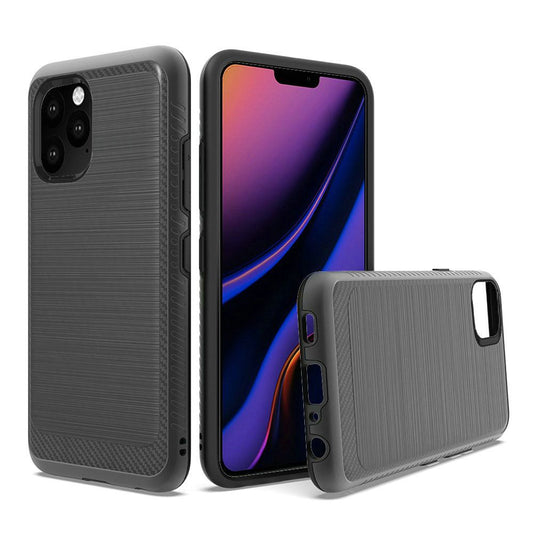 GSA Brushed Case w/Edge Design for iPhone 11 Pro (5.8") - Black