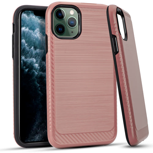 GSA Brushed Case w/Edge Design for Apple iPhone 11 Pro (5.8") - Rose Gold