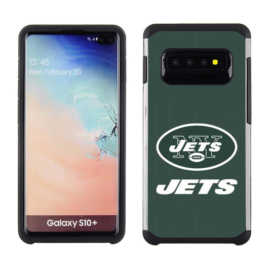 PBG NFL New York Jets Textured Case For Samsung Galaxy S10 Plus (6.4")