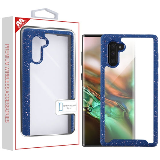 MyBat Paint Splatter Hybrid Case for Samsung Note 10 (6.3") - Blue Pink