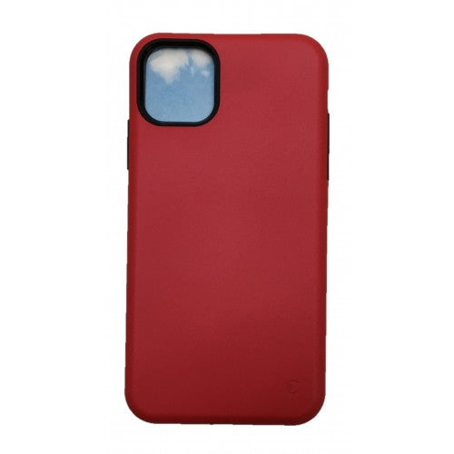 GSA Slim Rubberized Hybrid Case for Apple iPhone 11 Pro (5.8") - Red/Black
