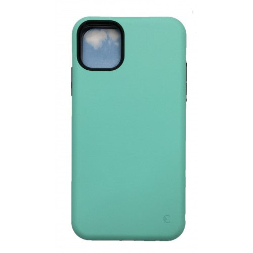 GSA Slim Rubberized Hybrid Case for Apple iPhone 11 Pro (5.8") - Teal/Black