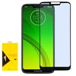 GSA Black Boarder Full Glue Tempered Glass for Moto G7 Power & Supra Qty 2