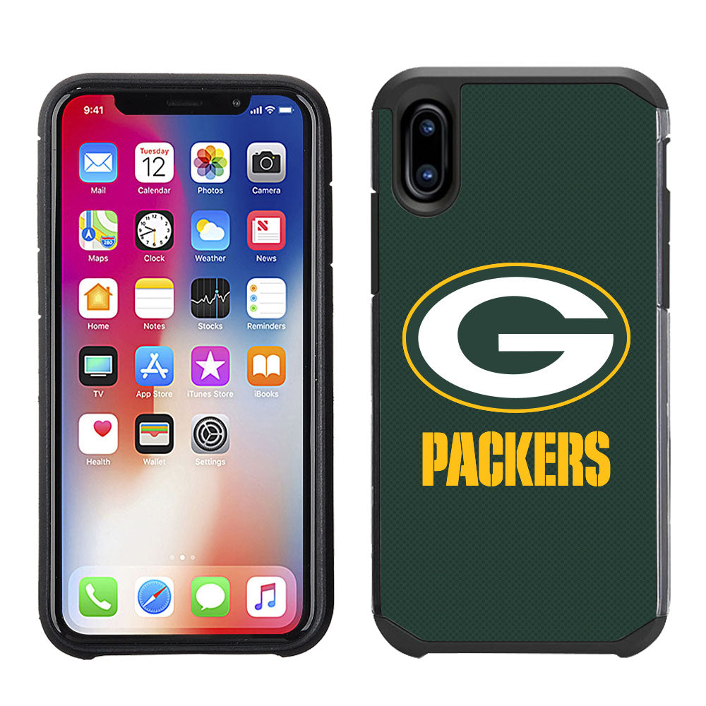 PBG NFL Green Bay Packers Textured Case for iPhone X & XS (5.8")