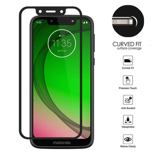 GSA Tempered Glass Black Border For Motorola Moto G7 Play, XT1952