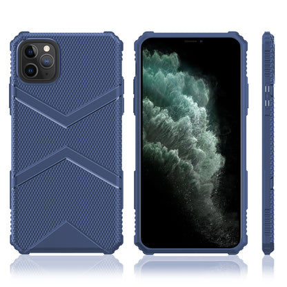 GSA PYRAGRIP Anti-Slip 3D Texturized Case For iPhone 11 Pro Max (6.5") - Blue
