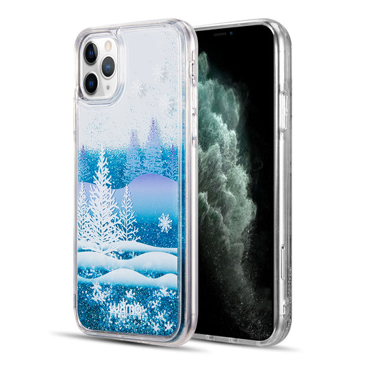 GSA Waterfall  Liquid Quicksand Case for iPhone 11 Pro (5.8") - Winter Wonderland