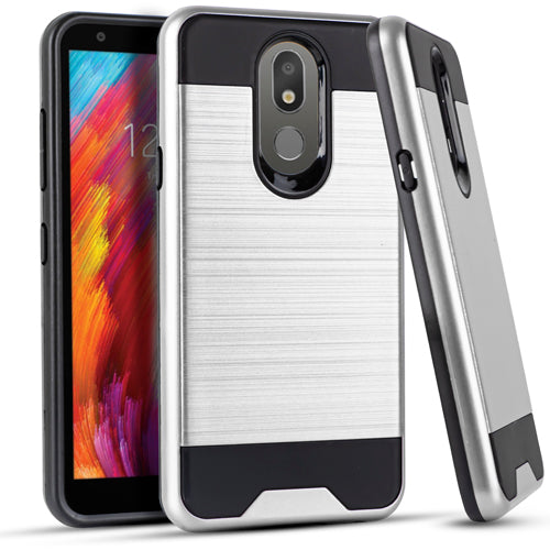 GSA Brushed Hybrid Case for Aristo 4 Plus, Tribute Royal - Silver & Black