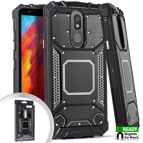 GSA Screw Metal Jacket Case for LG Aristo 4 Plus - Black