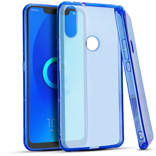 GSA Slim Flexible Candy Case for Alcatel 3V(2019) - Blue
