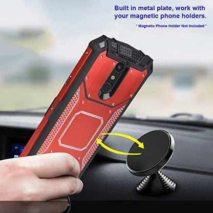 GSA Screw Metal Jacket Case for Samsung A20/A50 - Black
