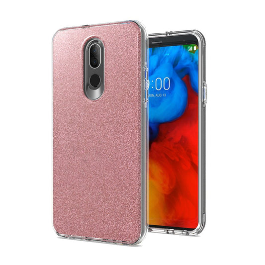 GSA Premium Glitter Candy Case For LG Stylo 5 - Rose Gold