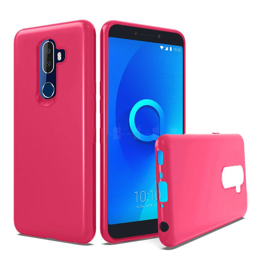 GSA Slim Flexible Candy Case for Alcatel 3V (2019) - Hot Pink