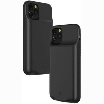 Luxmo 3500MAH External Battery Case Wireless Charging for iPhone 11 Pro, X & XS (5.8") - Black