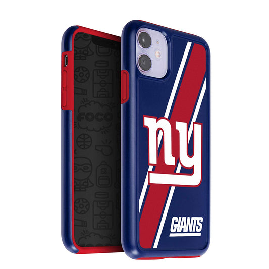 FOCO NFL Licensed New York Giants Hybrid Case For iPhone 11 & XR (6.1")