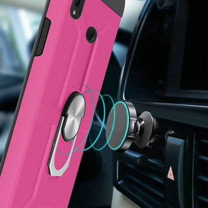 GSA Dynamic Matte Hybrid Case w/Ring Stand for Alcatel 3V (2019) - Rose Pink