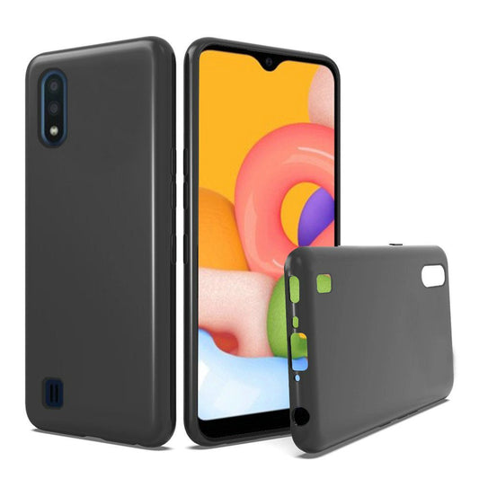 GSA Slim Flexible Candy Case for Samsung Galaxy A01 - Black