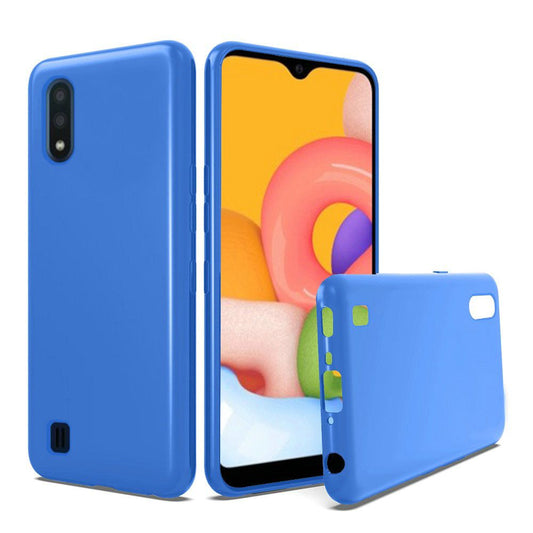GSA Slim Flexible Candy Case for Samsung Galaxy A01 - Blue
