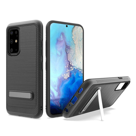 GSA Slim Brushed Case Kickstand for Samsung Galaxy S20 (6.2") Black