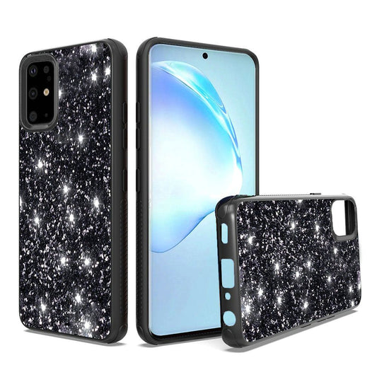 GSA Slim Glitter Bling Case for Samsung Galaxy S20 Plus - Black
