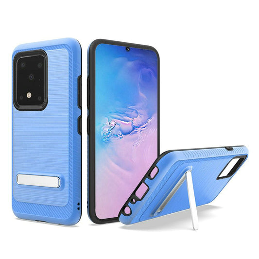 GSA Slim Brushed Case Kickstand for Samsung Galaxy S20 Ultra - Blue