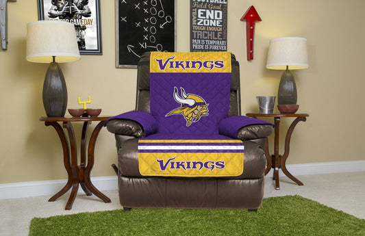 Pegasus NFL Licensed Minnesota Vikings Recliner Protector Cover