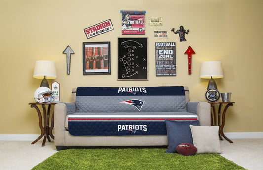 Pegasus Home Fashions NFL New England Patriots Sofa Protector Cover