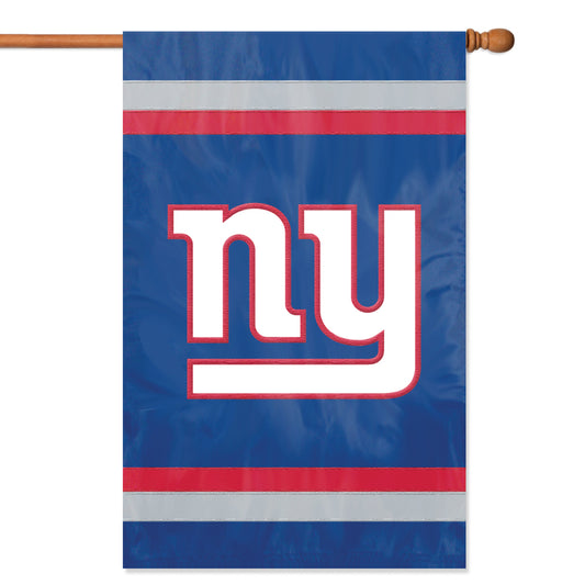 Party Animal NFL New York Giants 2-Sided 44" X 28" Applique Banner Flag